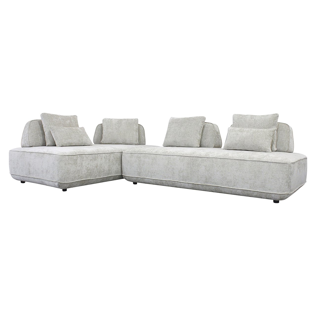 Bank Tudor met losse rugeleuning cream unicorn (Unicorn 11 cream)